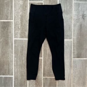 Black Size M Fabletics Oasis PureLuxe High-Waisted 7/8 Legging